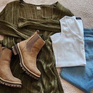 O'Neill - Long Green Knit Cardigan